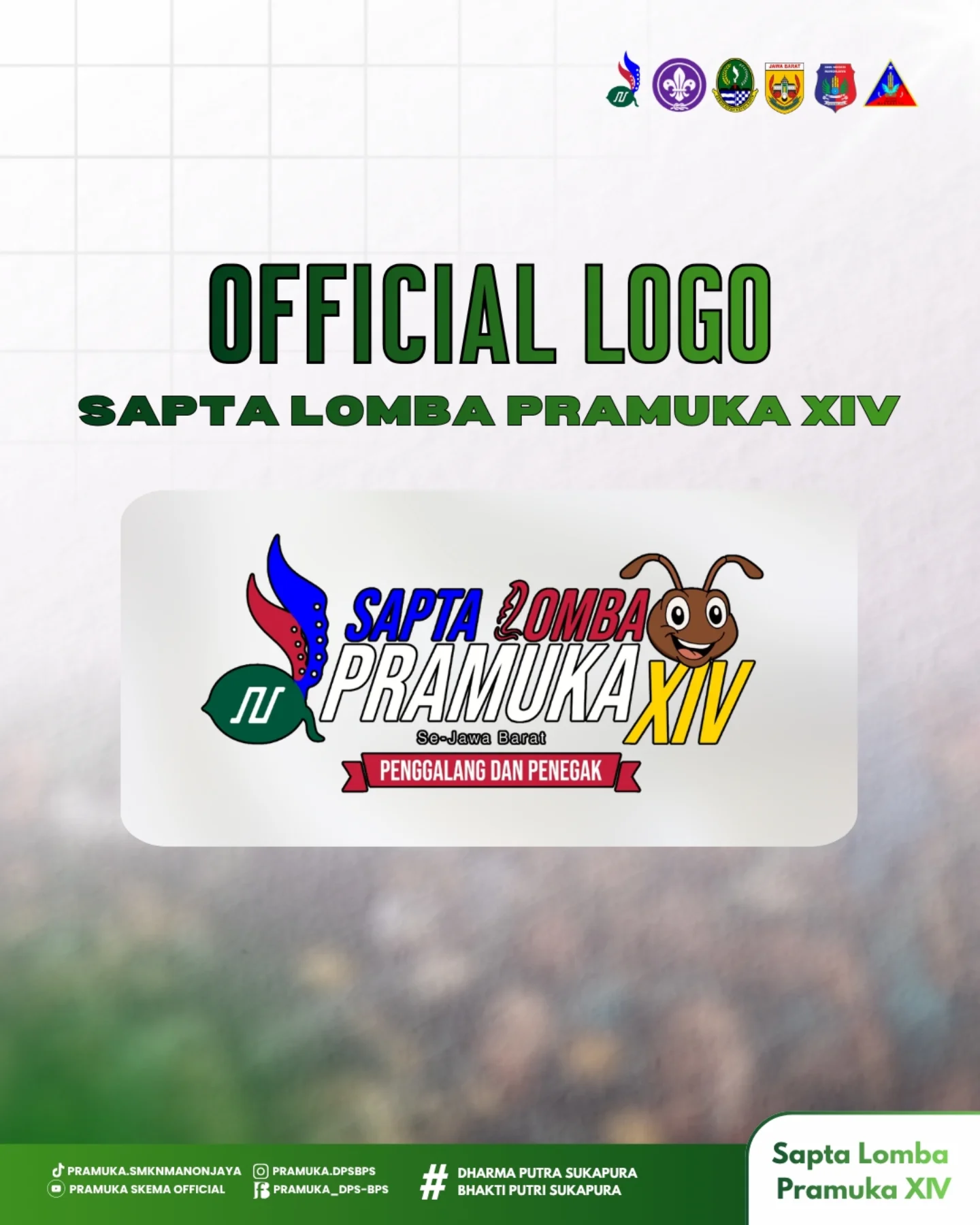 OFFICIAL LOGO SAPTA LOMBA PRAMUKA XIV 2026!!