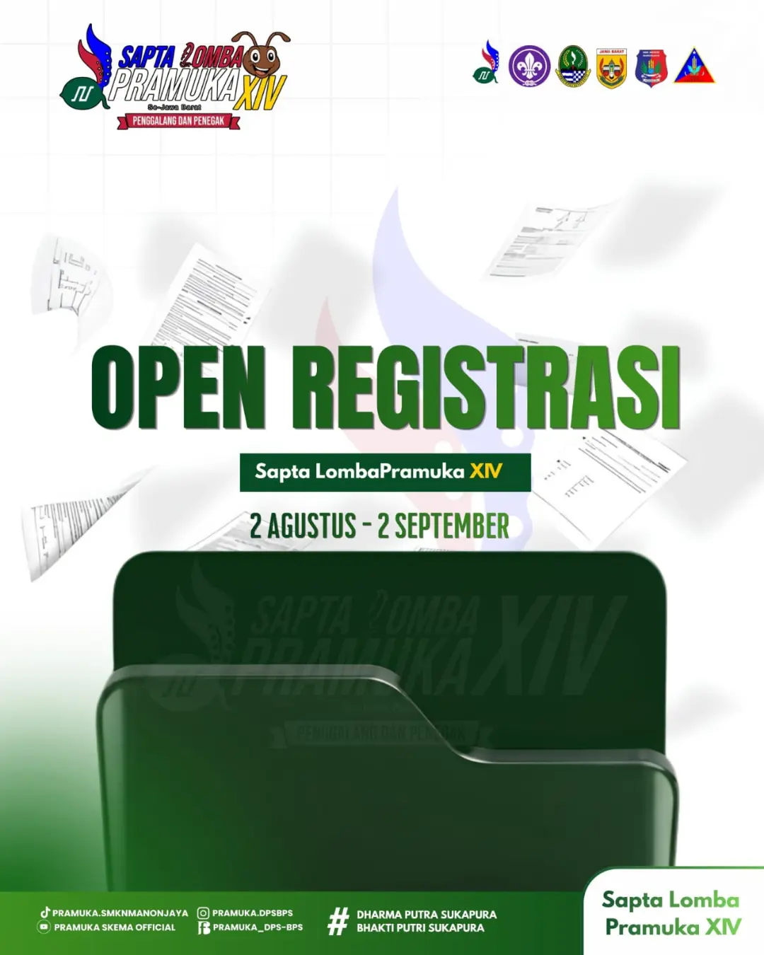 OPEN REGISTRASI SAPTA LOMBA PRAMUKA XIV
