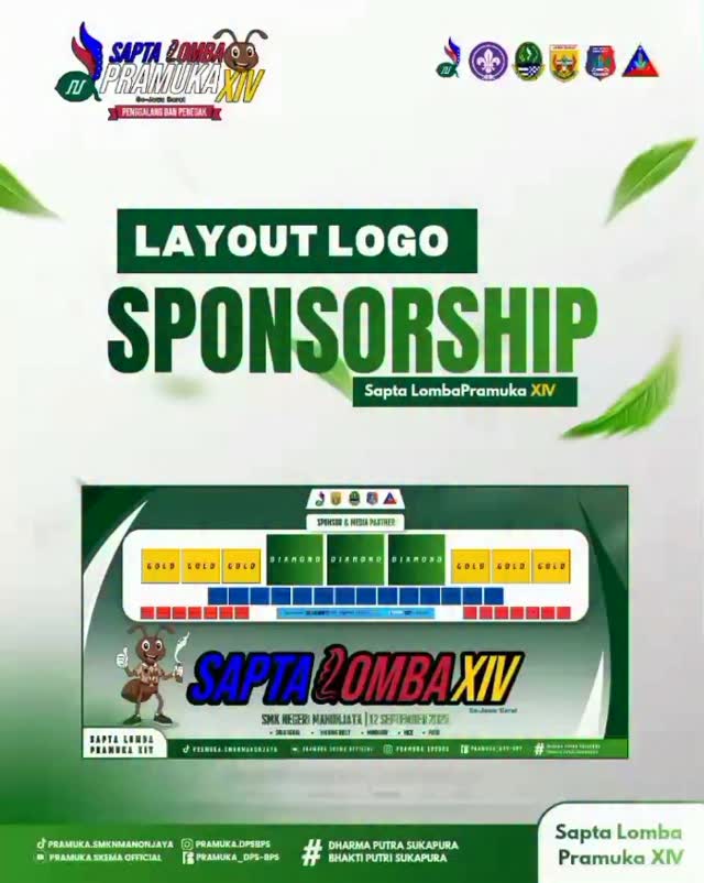 LAYOUT SPONSORSHIP SAPTA LOMBA PRAMUKA XIV!!