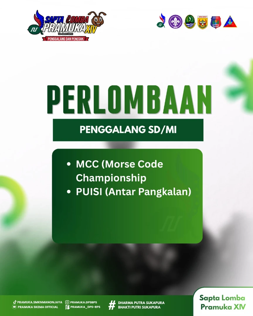 MATA PERLOMBAAN TINGKAT SD/MI SEDERAJAT
